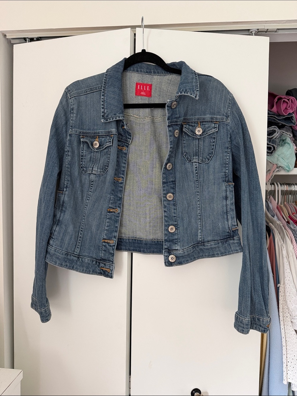 ELLE Light Blue Denim Trucker Jacket